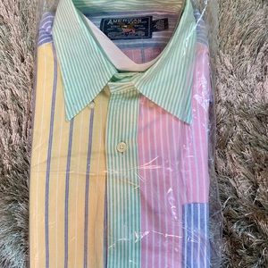 NWB American Living BottomUp Dress MAN Shirt LARGE